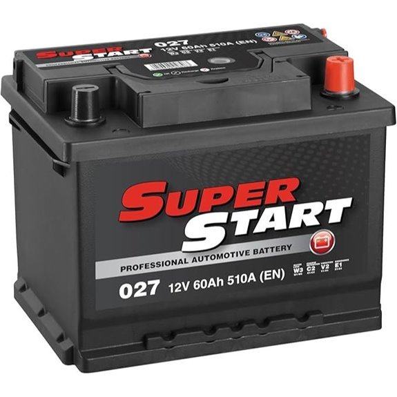 SUPER START 027 Car Battery 12V 510CCA 60Ah