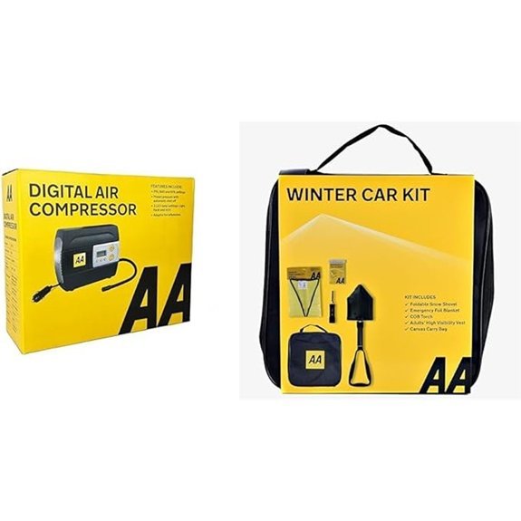 AA 12V Digital Tyre Inflator and Winter Car Kit