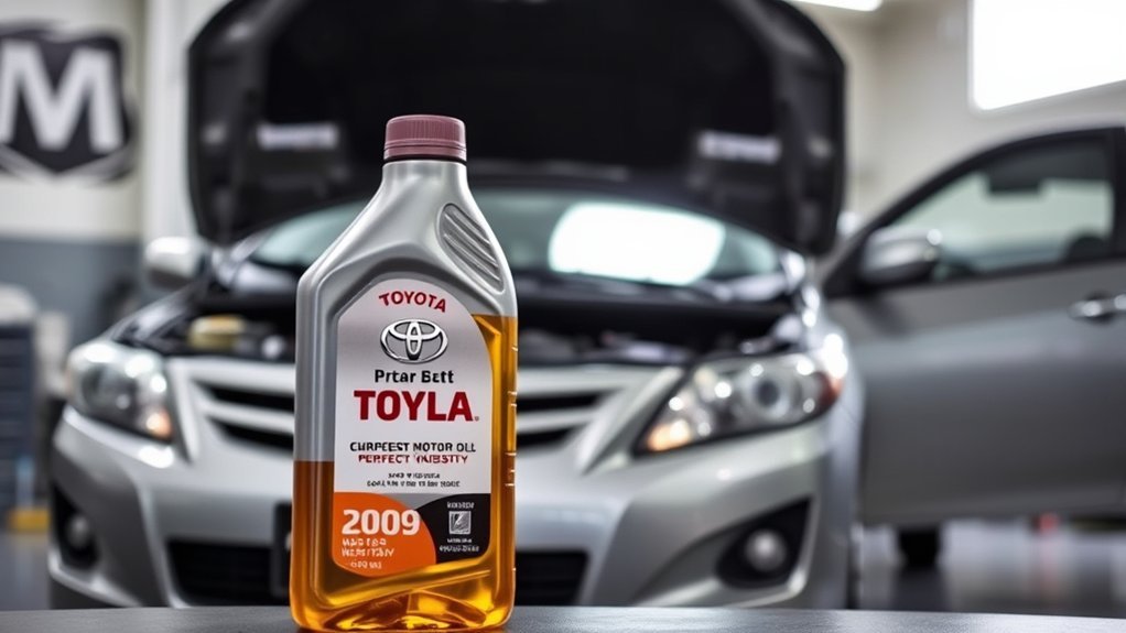 2010 toyota corolla oil specifications