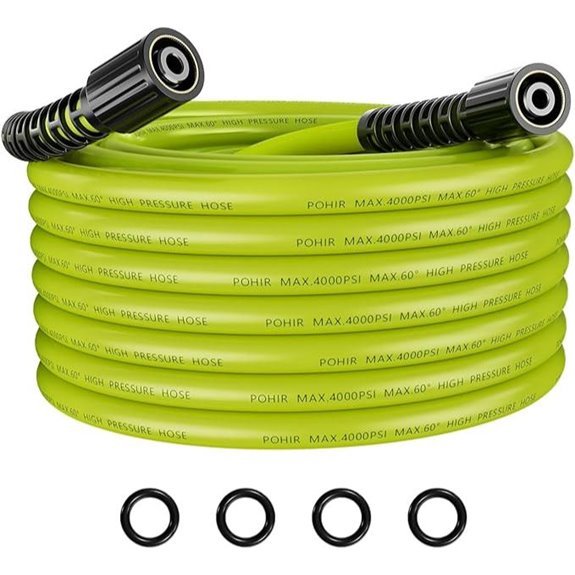 POHIR 25ft Pressure Washer Hose (M22 Connector)