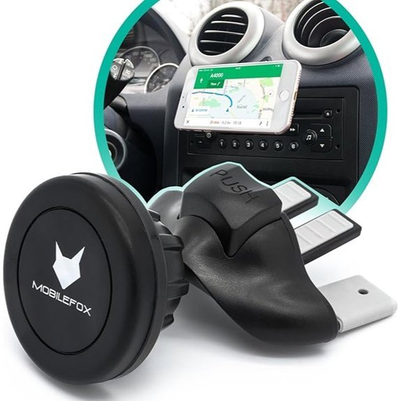Mobilefox 360° Magnet CD Slot Car Phone Holder