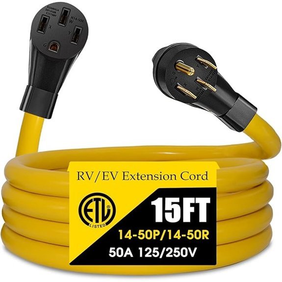 50 Amp RV/EV Extension Cord (15 FT)