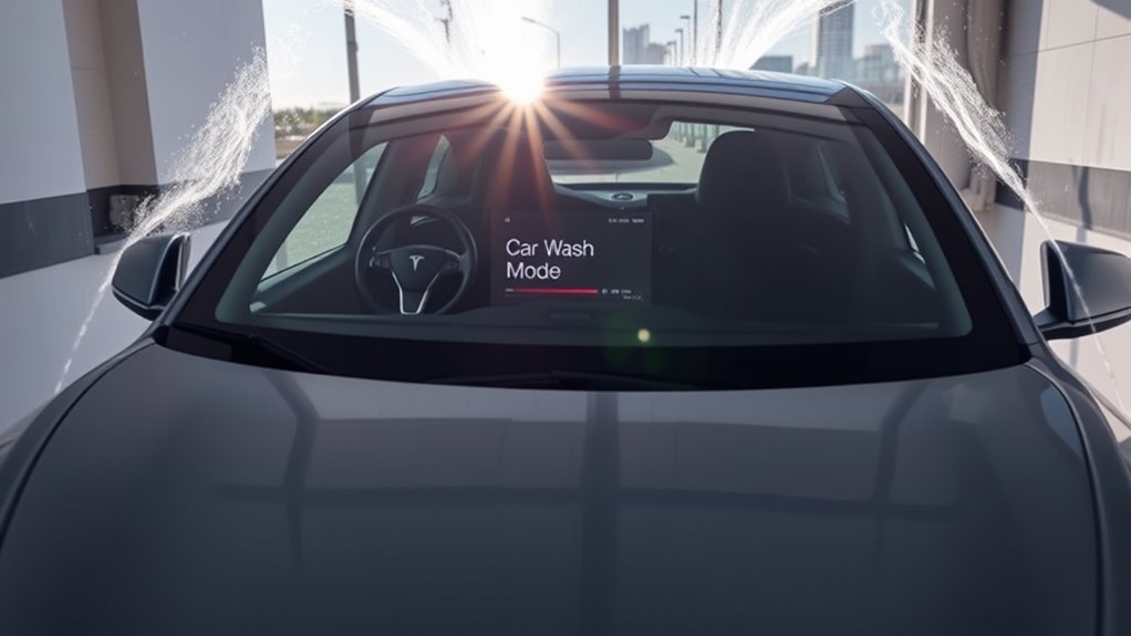 activate tesla car wash