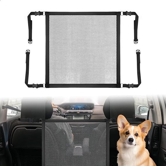 Car Dog Net Adjustable Barrier for SUVs and Cars