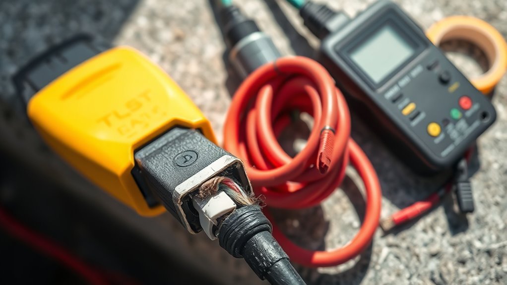assess ev cable damage