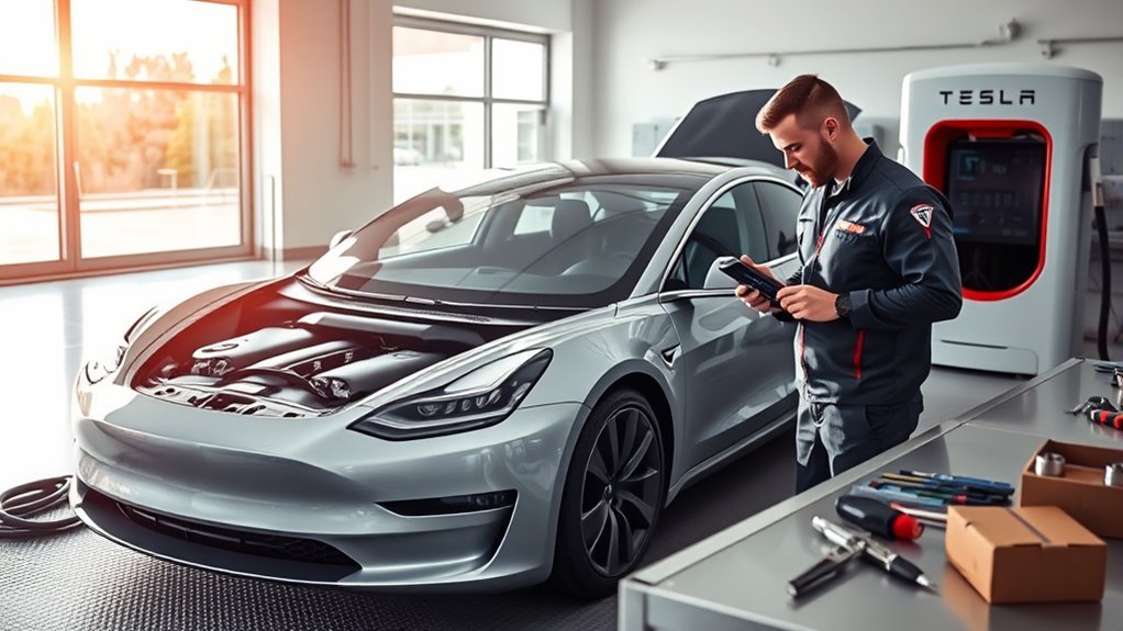 assessing tesla battery condition