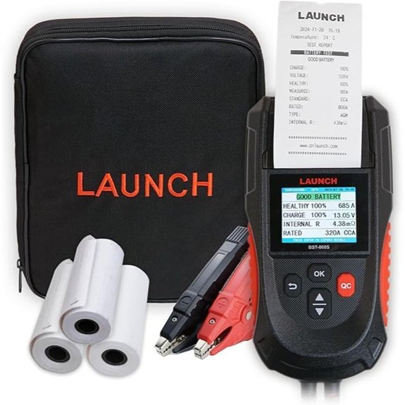 LAUNCH BST-860 Automotive Battery Tester with Printer