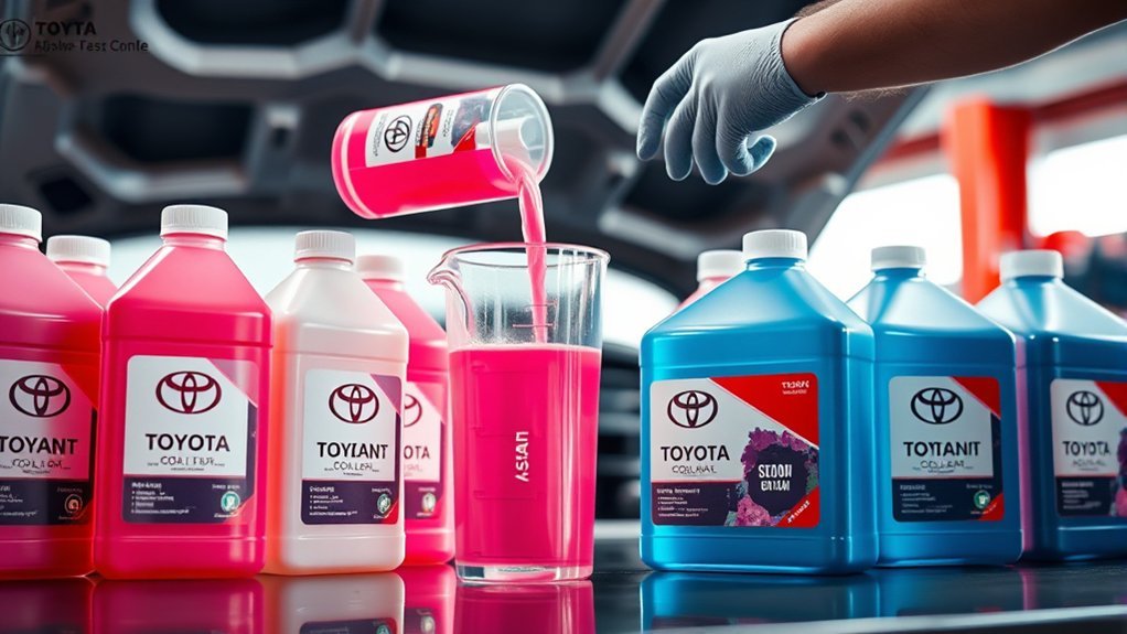 avoid mixing toyota coolants