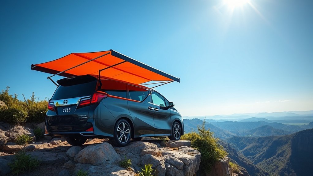 awnings for toyota alphard