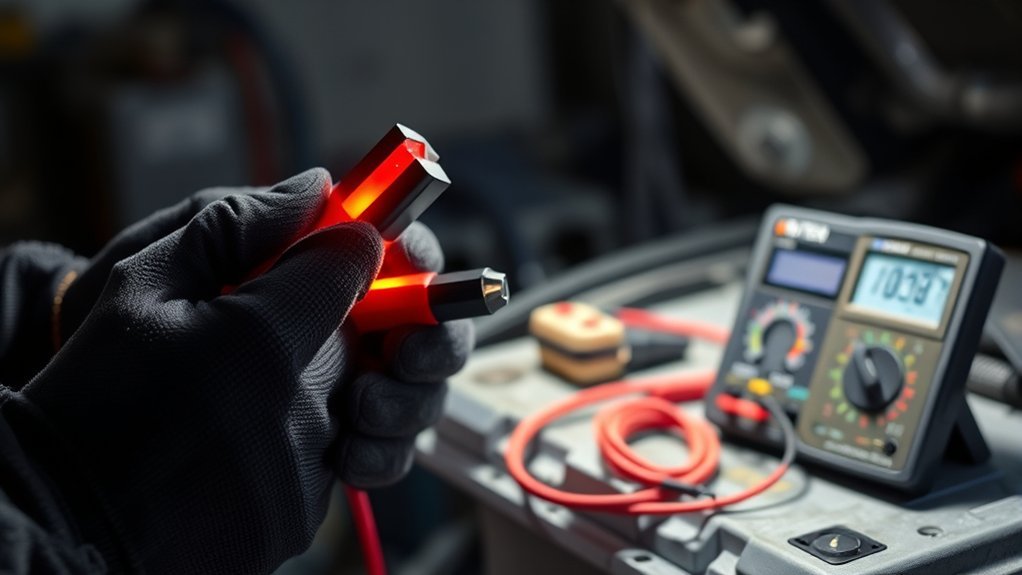 battery charging indicators alert