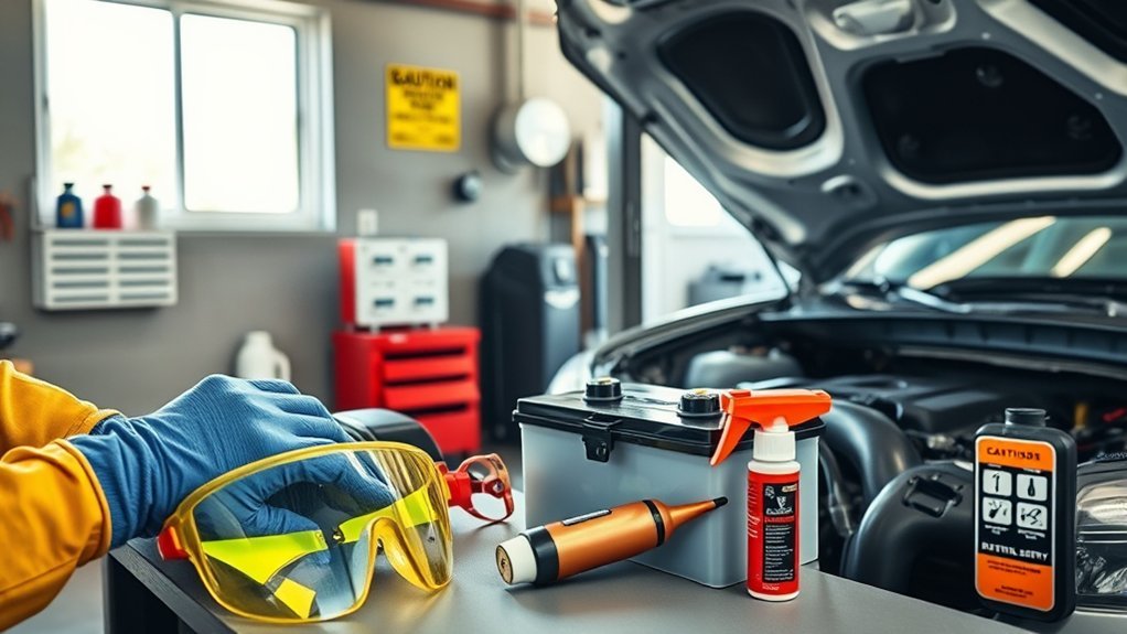 battery installation safety precautions