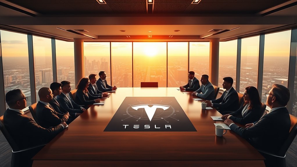 board influences tesla strategy