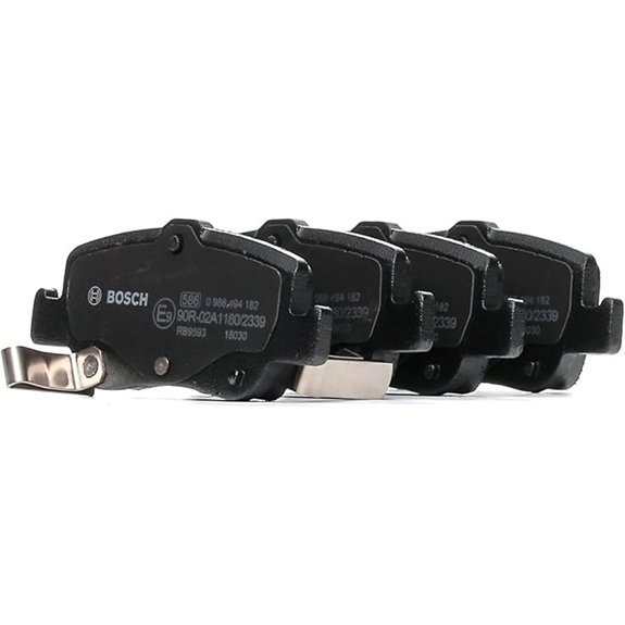 Bosch BP1133 Brake Pads for Rear Axle (4 Pads)