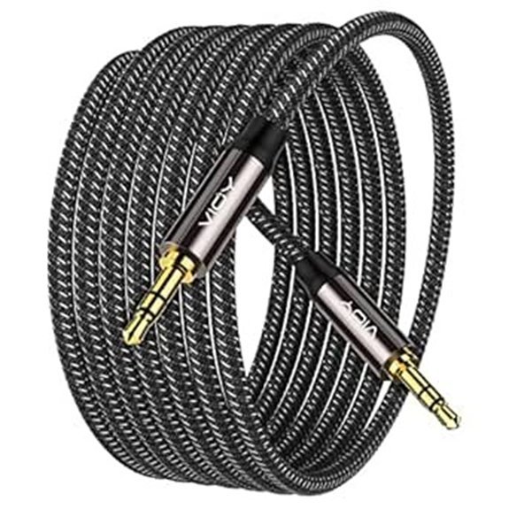 VIOY 15M Aux Cable Male to Male Braided Cord