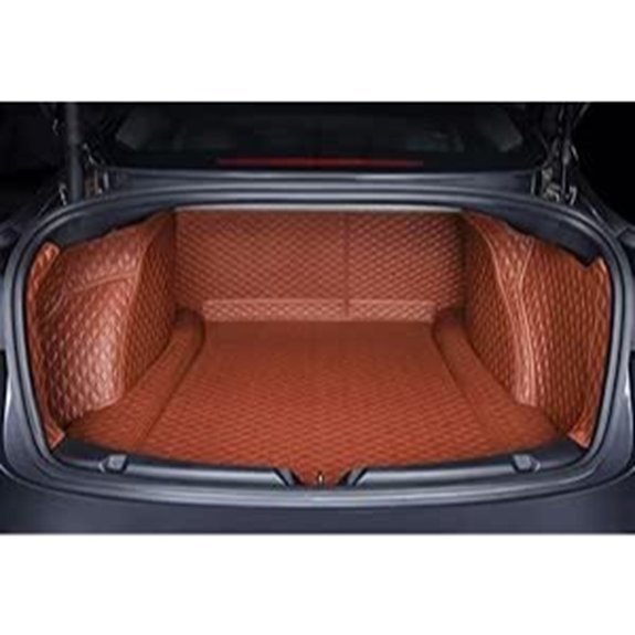 Tesla Model 3 Boot Liner Car Mat (Brown)