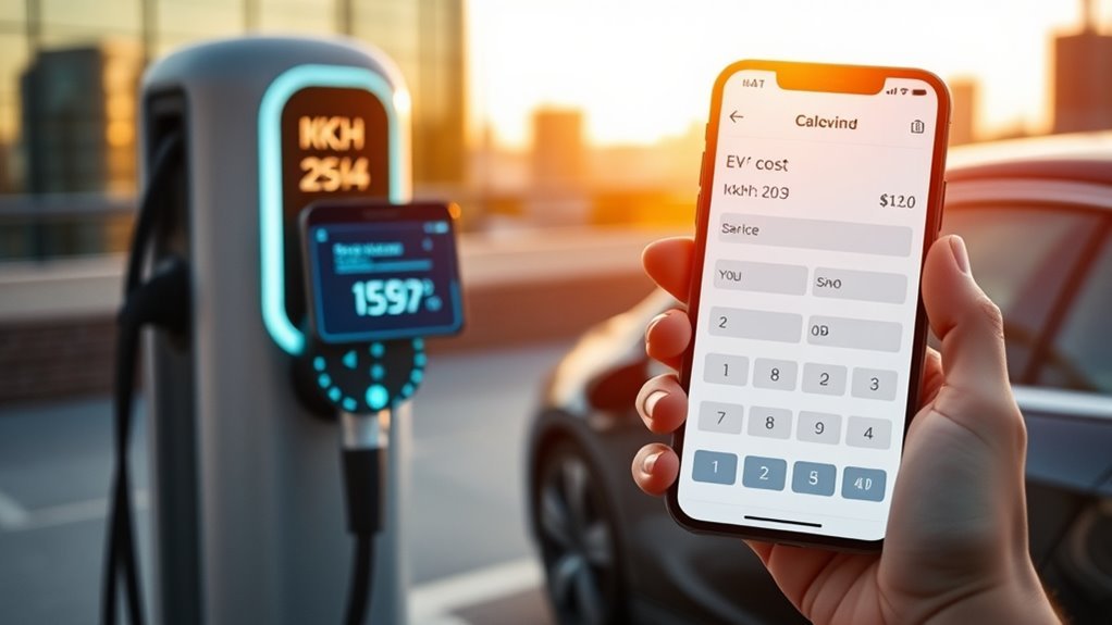 calculating electric vehicle charging