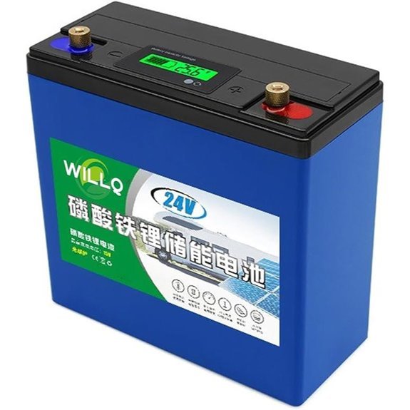 WILLQ 25.6V LiFePO4 Lithium Battery for Camping