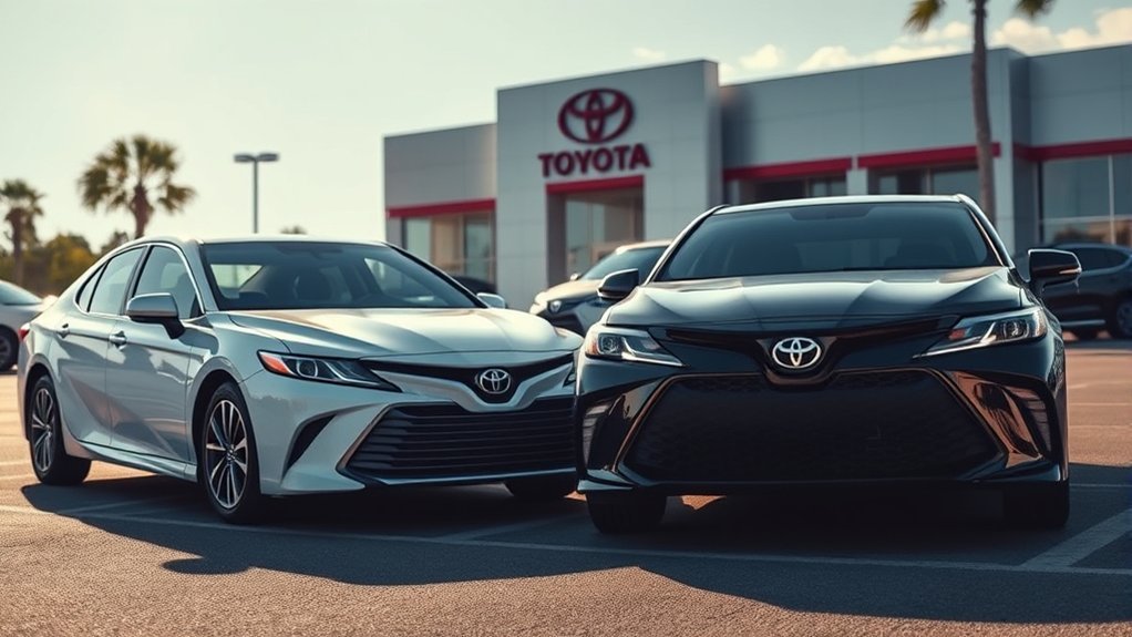 camry le vs se differences