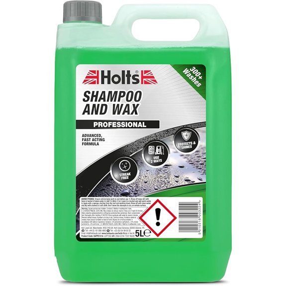 Holts Car Shampoo and Wax (5L)