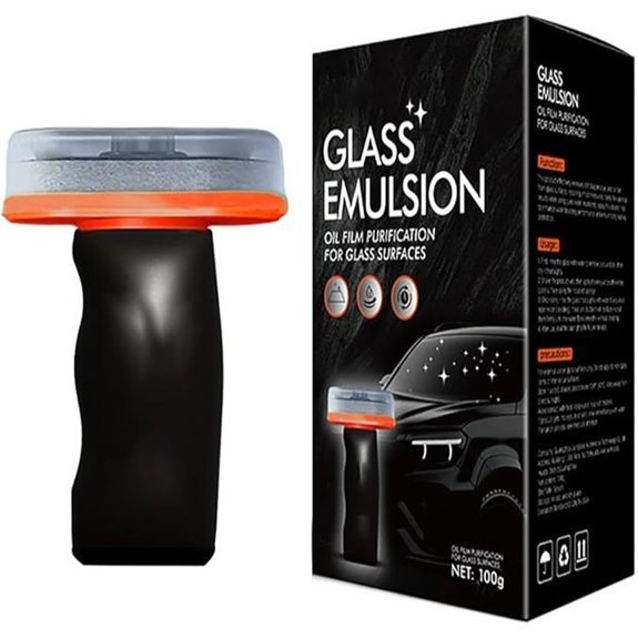 Hand-Held Glass Emulsion Cleaner for Car Surfaces