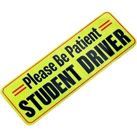 Please Be Patient Student Driver Magnet Sign