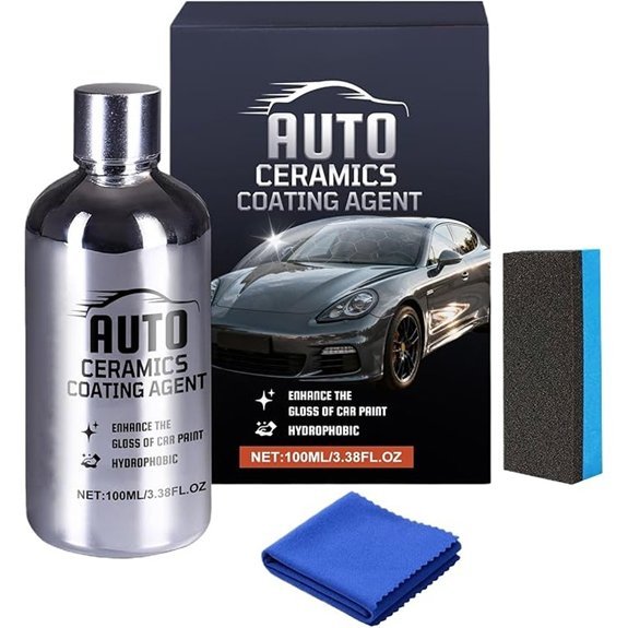 Car Ceramic Coating Kit with Towel and Sponge