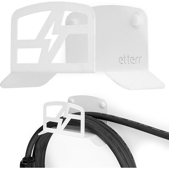 Electric Car Charger Holder and Cable Organizer