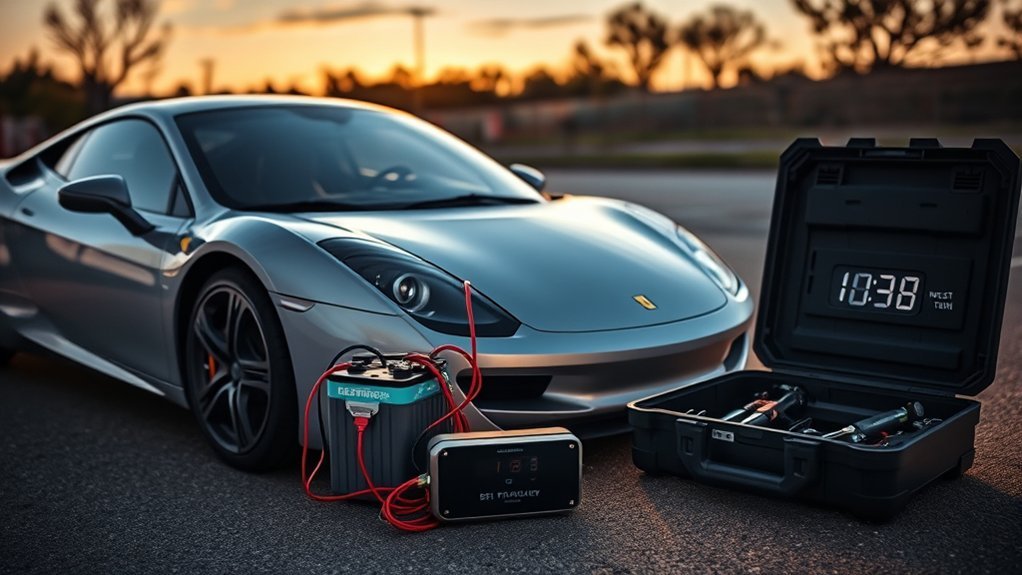 charging dead car battery