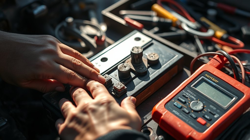 check battery connections securely