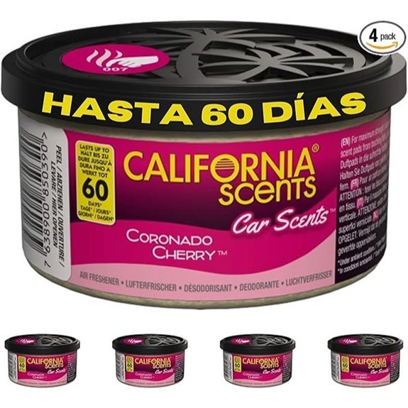 California Scents Coronado Cherry Air Freshener (Pack of 4)