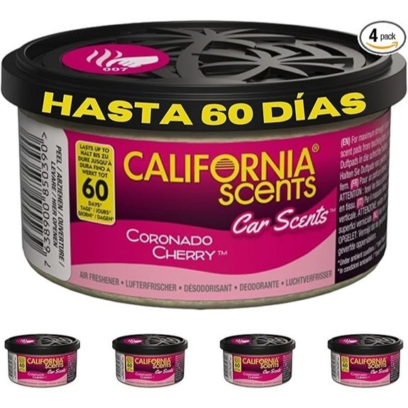 California Scents Coronado Cherry Air Freshener (Pack of 4)