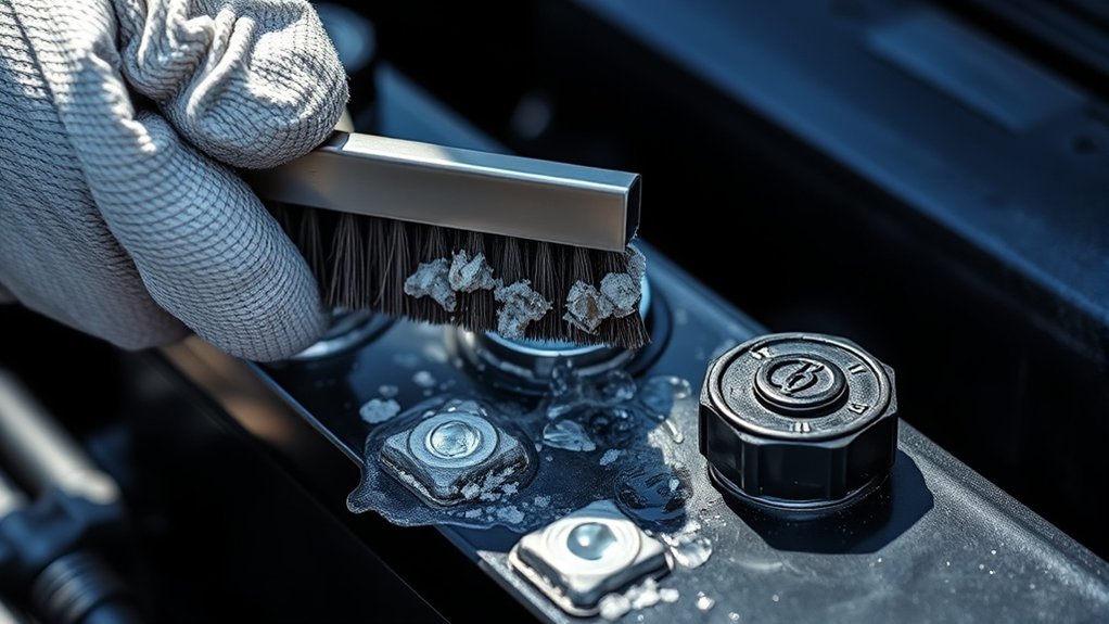 clean car battery terminals