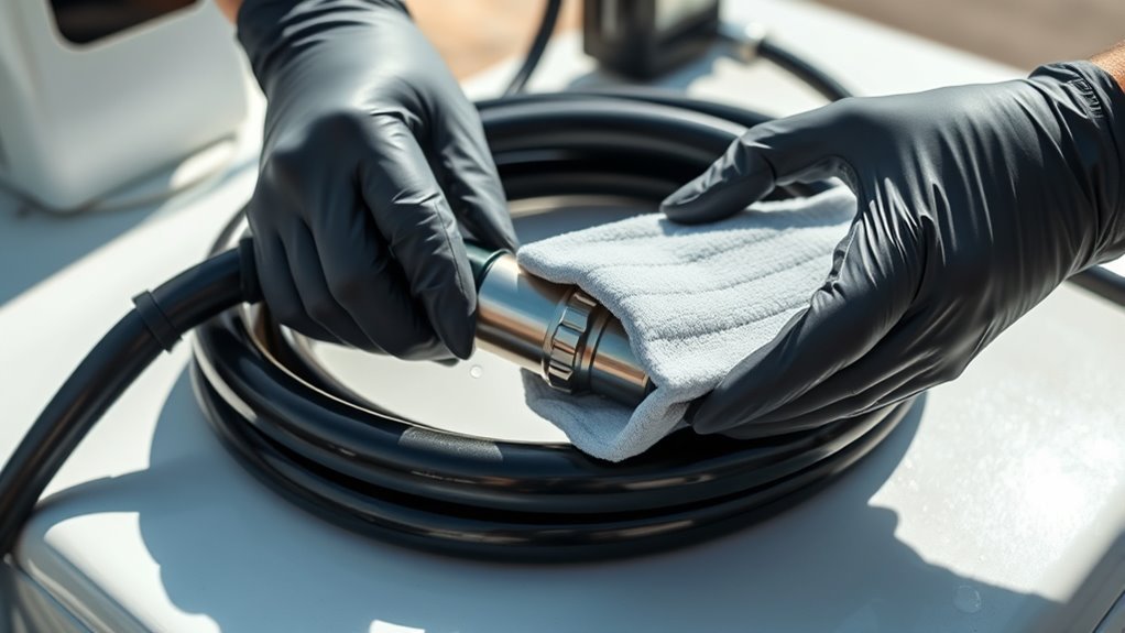 clean ev charging equipment