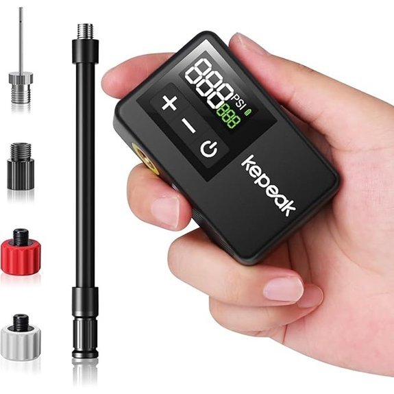 KEPEAK Mini Bike Pump with Digital Pressure Gauge