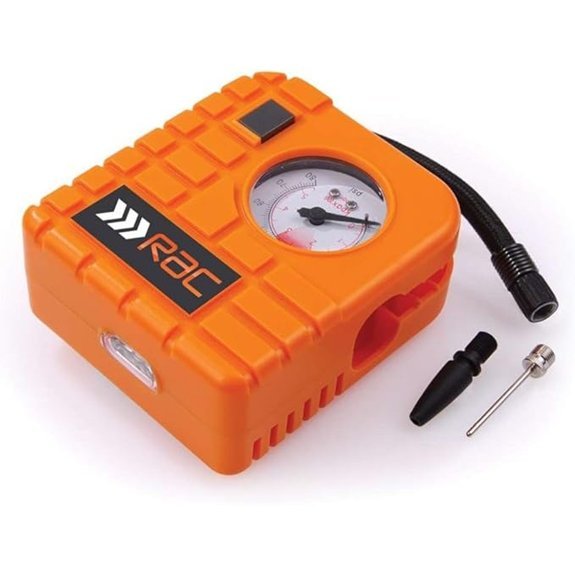 RAC HP223 12V Compact Inflator with Light