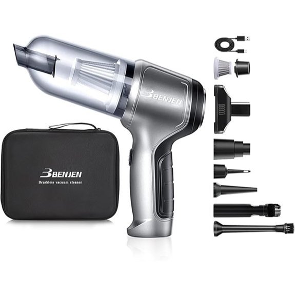 BENJEN Mini 4-in-1 Handheld Car Vacuum Cleaner