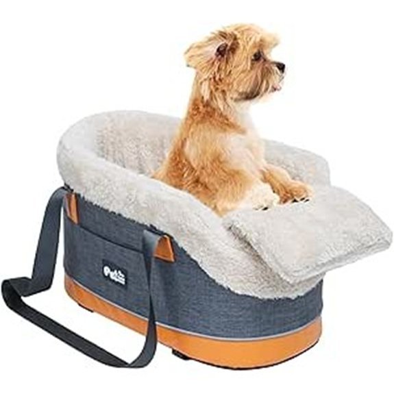Center Console Car Seat for Small Dog