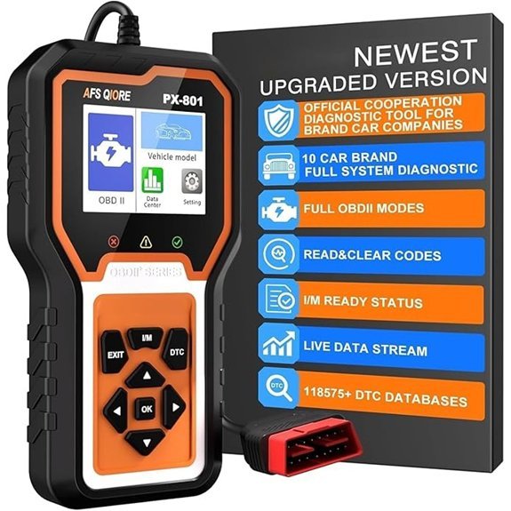 OBD2 Scanner Car Code Reader for Full Diagnostics