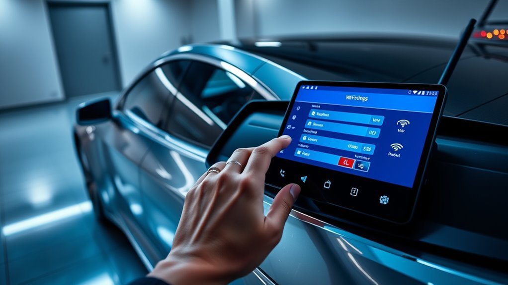 connect tesla to wifi