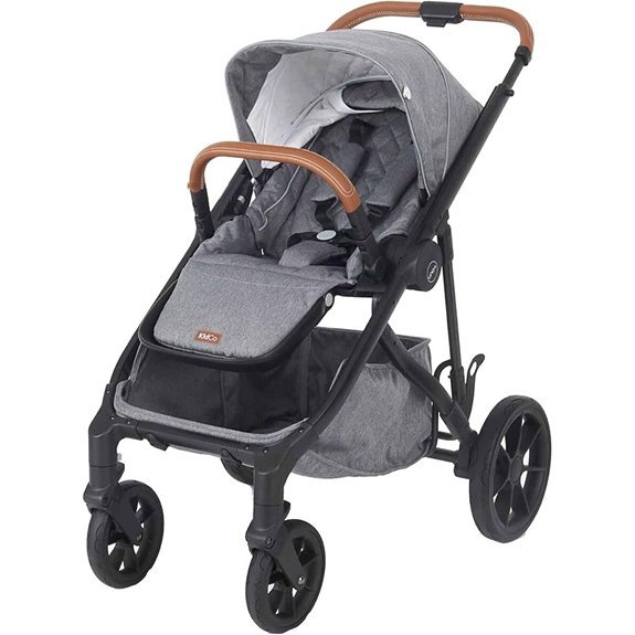 KidCo Uno+ Convertible Stroller Travel System - Pearl Grey