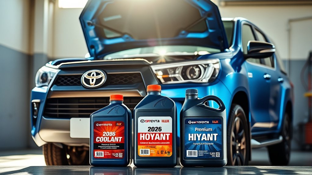 coolants for 2026 hilux