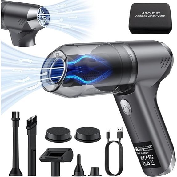 AUTOUTLET Cordless Handheld Car Vacuum Cleaner