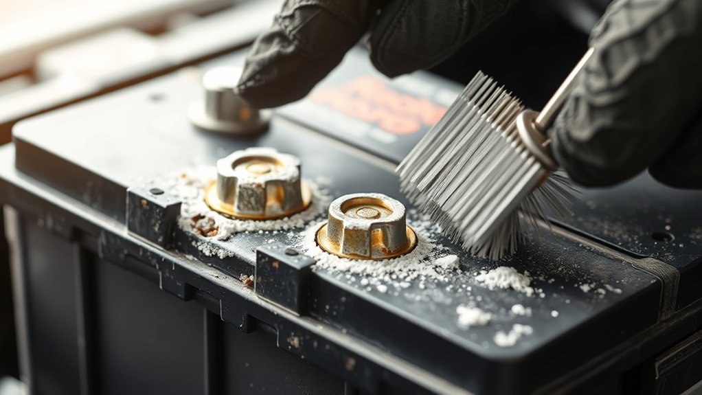 corrosion disrupts battery performance