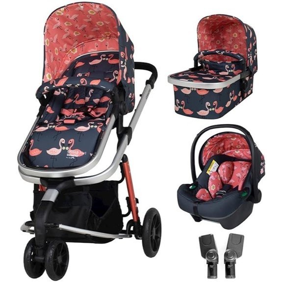 Cosatto Giggle 3 in 1 Bundle - Pretty Flamingo