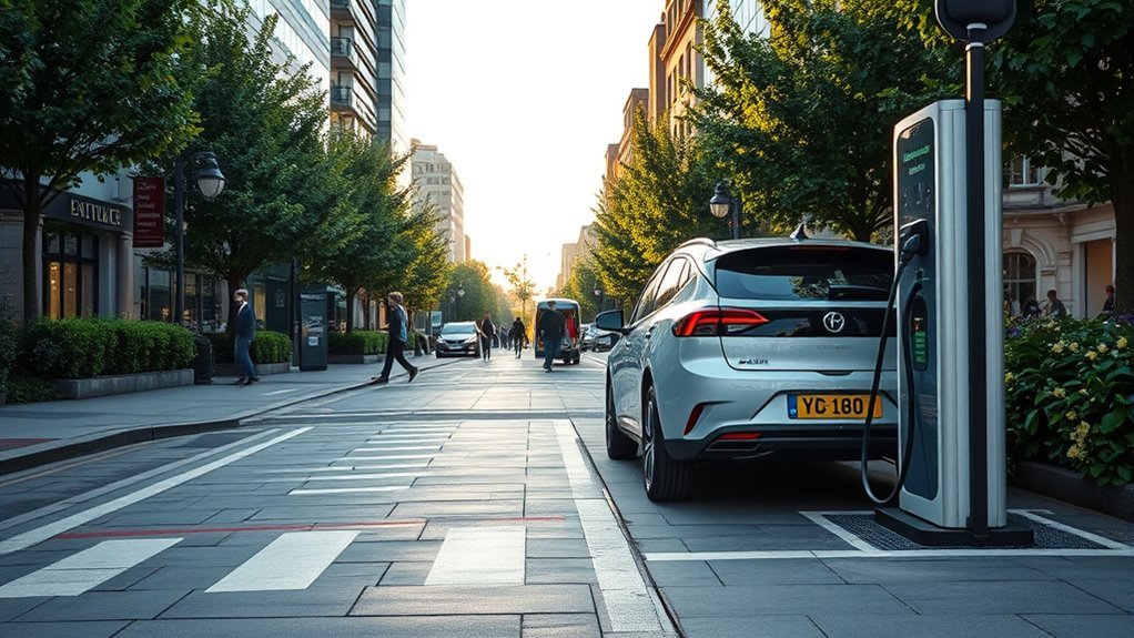 cross pavement ev charging solutions