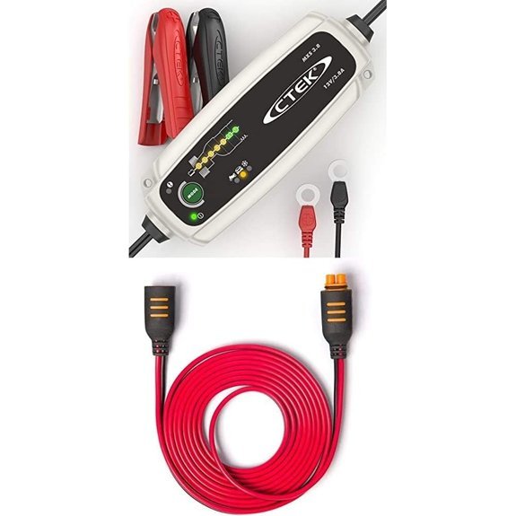 Ctek Mxs 3.8 Battery Charger with Extension Cable