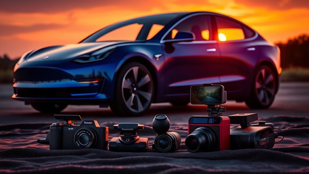 dash cams for tesla