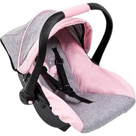 Bayer Deluxe Dolls Car Seat with Sun Canopy