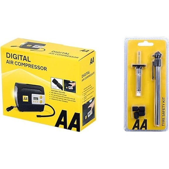 AA 12V Digital Tyre Inflator AA5502 with Adaptors