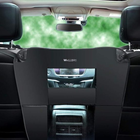 Dog Car Backseat Barrier with Mesh Windows